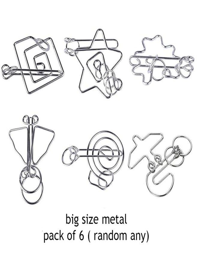 GITGRNTH 1 Pcs Premium Steel Wire Brain Teaser Puzzle Set for Kids & Adults - Durable Metal Mind Puzzles for IQ Boosting Puzzles for Kids, Teens & Adults, Stress Relief & Logical Thinking (Random 1) - Image 2